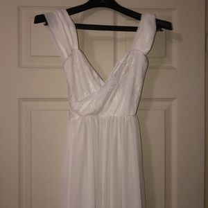 Maternity lace dress